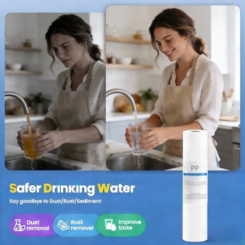 4 Stage Reverse Osmosis/Deionization Water Fliter System, 50 GPD Tankless Reverse Osmosis Water Filtration System for Aquarium with DI Water Filter - Image 3