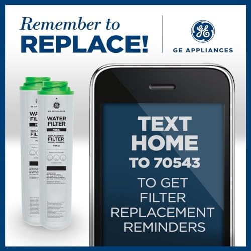 GE Under Sink Water Filter Replacement, Dual Flow, Reduces Sediment, Rust & Other Impurities from Water, Fits GXK255TBN Under Sink Filtration System, Replace Every 6 Months,FQK2J,2 Filters (Pack of 3) - Image 4