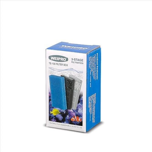 Replacement Cartridge for Fish Tank Filter 210L/H, Model TE-100 by weipro