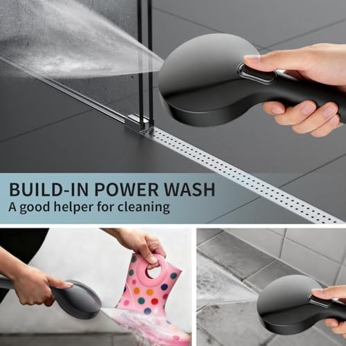 Handheld Shower Head High Pressure, 9-Mode with Pause Mode & Power Wash - Image 4