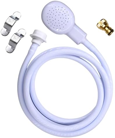 2m/6.56ft Sink Spray Hose Portable Sprayer Handheld Hose Shower with Adapter and Wrenches for Garden,Bathing Baby,Pets,Washing Hair,Rinsing Vegetables by Alovexiong