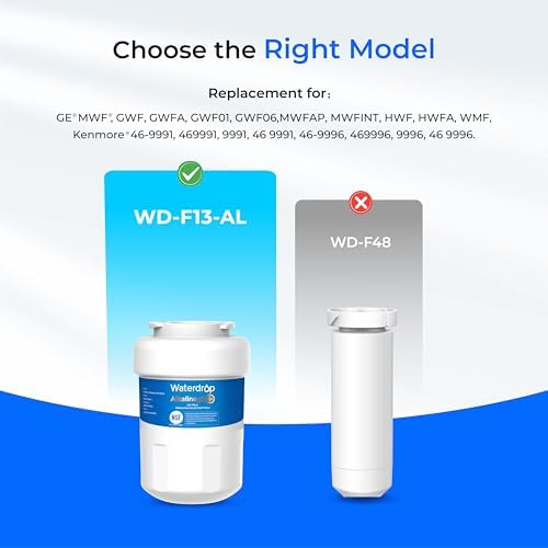 Waterdrop Alkaline WD-F13 Water Filter, Replacement for GE® MWF®, 3 Pack - Image 6