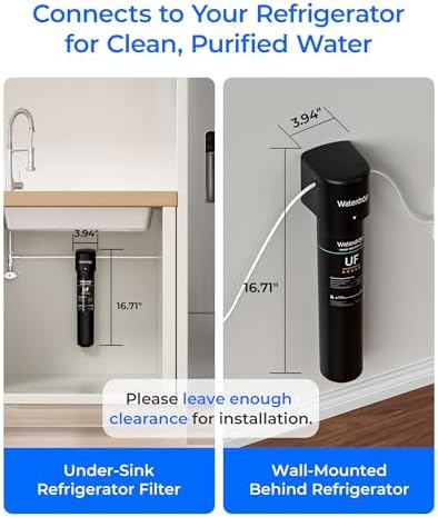 Waterdrop 15UC-UF 0.01 μm Inline Water Filter for Refrigerator, 2 Years - Image 4
