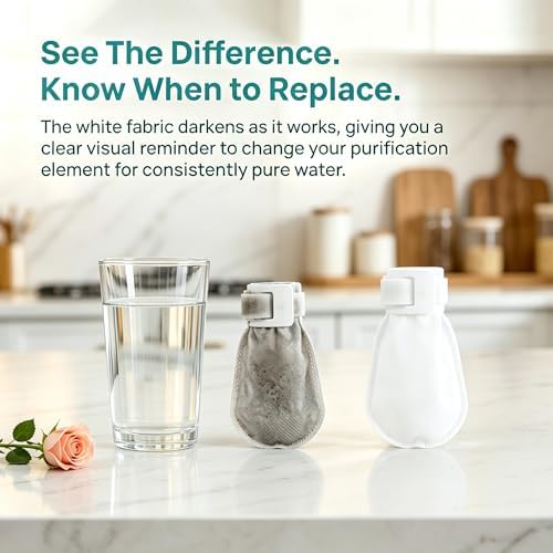 50/100 PCS Faucet Filter Bag, Faucet Filter Cotton Bag for Kitchen Sink, Universal Splash-Proof Faucets Filters Cotton Bags Replacement for Cold and Hot Water Faucet Removes Impurities(50Pcs) - Image 4