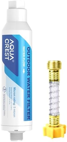 AQUA CREST Hard Water Filter for Hose Car Wash, Reduces Hard Water Spots by AQUACREST