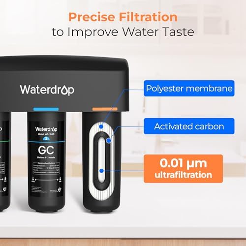 Waterdrop WD-TSA-UF 0.01 μm Ultra Filtration Under Sink Water Filter System - Image 5