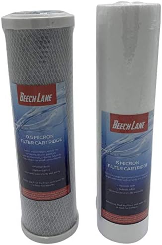 Beech Lane External RV Dual Water Replacement Filters - 1 Set by BeechLane