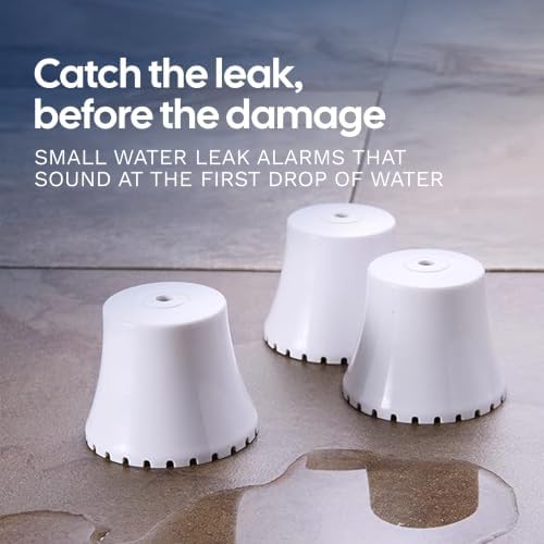 Flood Buzz Water Leak Alarms for Homes & Businesses, Small Model - 6-Pack - Image 2