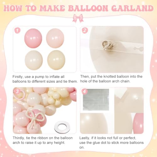 Pink and Yellow Balloon Arch Kit for Lemon Birthday Party Decorations - Image 4