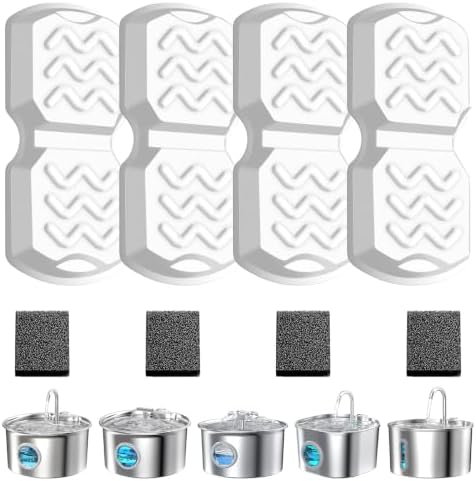 8Pcs Cat Water Fountain Filters Replacement by WEIKEY