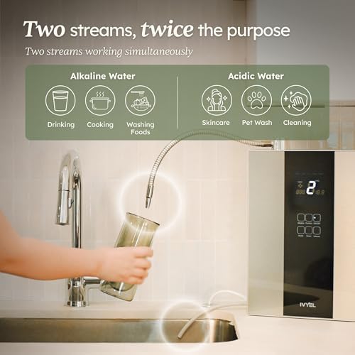 Korea-Made Ivyel PL Alkaline Water Machine,Water ionizer, Produces ph 8.5-10.0 Alkaline Water/Acidic Water/Hydrogen Water/Water Purifier Filter/Ionized Water/Antioxidant Water - Image 6