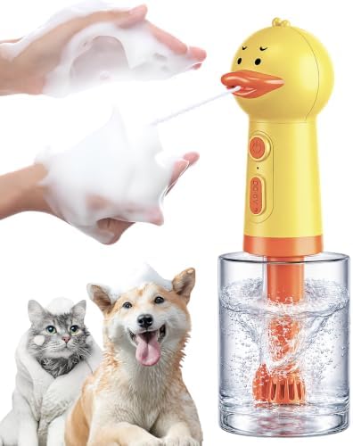 Electric Dog Foaming Soap Dispenser with Stirring Mechanism by LILYABEILLE