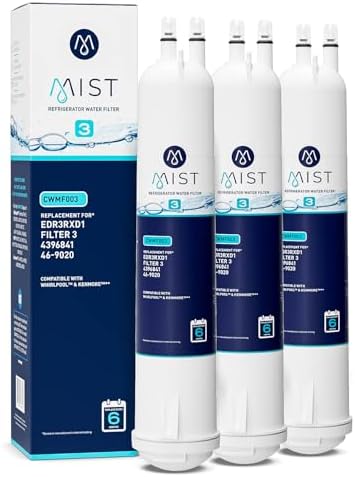 Mist EDR3RXD1 Water Filter, NSF 42, 3 Pack by MistWaterAirFilters