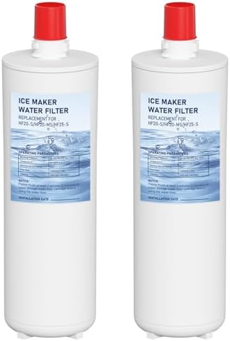 HF20-S HF20-MS HF25-S Water Filter Replacement Compatible with 3M High Flow Series Cartridge HF20-S, 5615103/HF20-MS, 5615109/HF25-S,5615203, Water Filtration System 2-Packs by Mixzeny