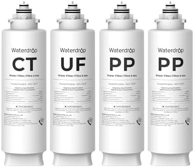 Waterdrop TS2PPCTUF Replacement Filter for TSU, 1-Year Replacement Pack by Waterdrop