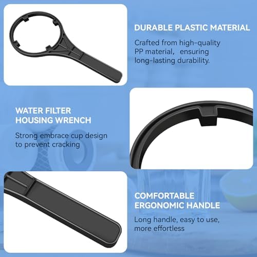 150295 SW-2 Water Filter Housing Wrench - 4.9 inch ID, Big Blue Filter Wrench Fits for Pentair Pentek/Everpure 4 3/4″ Standard Housings, American Plumber #152037/ww34, 10"x2.5" and 20"x2.5" Housings - Image 6