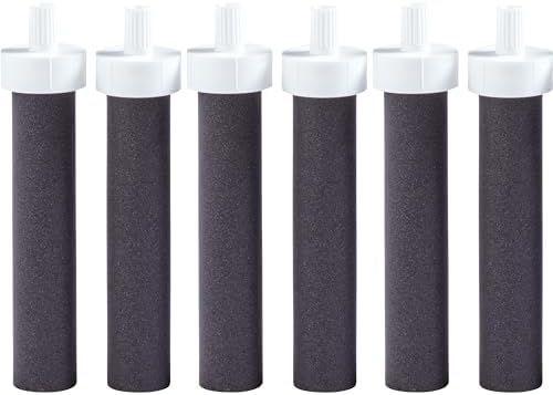 Brita Water Bottle Replacement Filters, BPA-Free, Replaces 1,800 Plastic Water Bottles a Year, Lasts Two Months or 40 Gallons, Includes 6 Filters by Brita