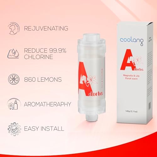 Universal Vita C Shower Filter: Unveil Radiant Skin & Hair with K-Beauty Secrets (Adorbs-Magnolia & Lily) - Image 3
