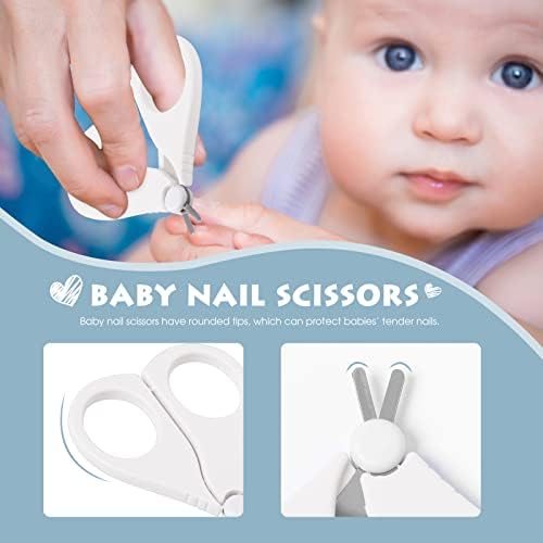 Baby Nail Clippers Set with Cute Case, Infant Fingernail and Toenail File Kit for Newborn Manicure and Pedicure, New Mom Grooming Gift - Image 3