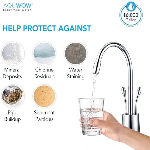 CTO20 5 Micron 2.5" x 20" Carbon Block Water Filter Set – Replacement Cartridges for Whole House and Under Sink Systems, Universal Standard Size (1, 20 x 2.5) - Image 7