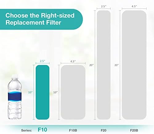 SimPure 5 Micron 10" x 2.5" Whole House Carbon Sediment Water Filter Cartridge Replacement for Home Under-Sink & Countertop Filtration System,10 inch RO Unit, Dupont WFPFC8002, FXWTC, SCWH-5 (3 Pack) - Image 6