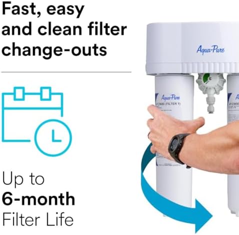 3M Aqua-Pure Under Sink Dedicated Faucet Water Filtration System AP-DWS1000 - Image 4