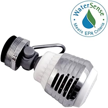Dual Spray Swivel Faucet Aerator - Niagra Conservation | Sink Faucet Aerator with Low 1.5 GPM Flow Rate | (N3115P-FC) - Image 4