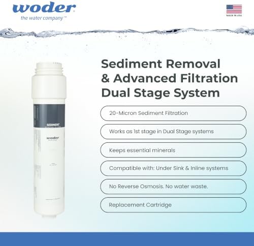 20 Micron Sediment Removal Replacement Filter Cartridge WD-20M-REP - Image 2