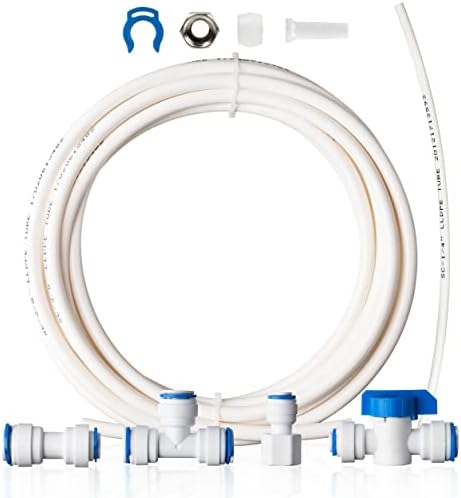 iSpring ICEK3 Water Line Splitter and Refrigerator Ice Maker Kit, 3/8 in by iSpring