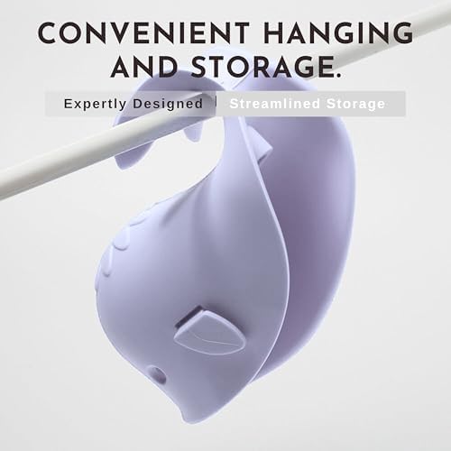 Bath Spout Cover for Bathtub,Baby Shower Protector Cover A Fun Way to Protects Baby from Bumping Head During Bathing Time Cute Soft Whale Design Making for Enjoyable Safe Baths (Lavender) - Image 3