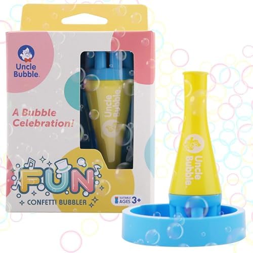 Uncle Bubble Mini Bubble Blower - Bubbles Toy for Toddlers & Kids by UncleBubble