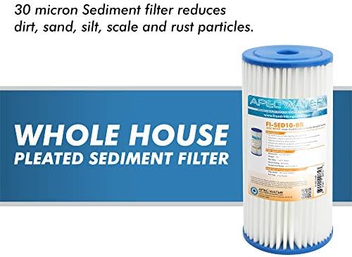 APEC Water Systems CB1-SED10-BB Whole House Sediment Water Filter 10" Home Filtration System - Image 5
