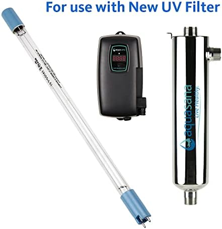 Aquasana UV Whole House Water Filter Replacement Lamp - For Systems Purchased July 2019 Or Later - AQ-UV-L330C & EQ-304 Replacement 10-Inch, Sediment Pre-filters, White, 4-pack - Image 3