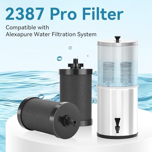 2 PCS 2387 Pro Replacement Water Filter Compatible with Alexapure - Image 2