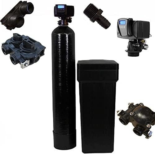 AFWFilters 48K Grain Water Softener Fleck 5600 SXT with Crosslink Resin by Abundant+Flow+Water+Systems