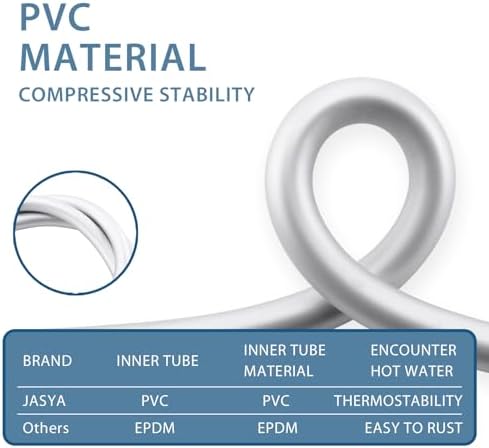 119 Inches PVC Shower Hose Extra Long Silver - Image 3