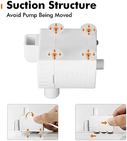 Pet Fountains by WOPET, Replacement Smart Pump for W600 Dog Water Fountain for Large Dogs, Compatible with 205oz/1.6GAL Pet Fountain with Blue Light Led - Image 5