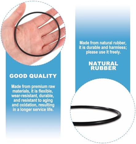 3 Pcs Water Filter O-Ring Replacement, 3.5inch OD Rubber Reverse Osmosis Filter Housing O-Ring Accessories Compatible with APEC ROES-50 & Ultimate Reverse Osmosis System (O-Ring-Set-A) - Image 4