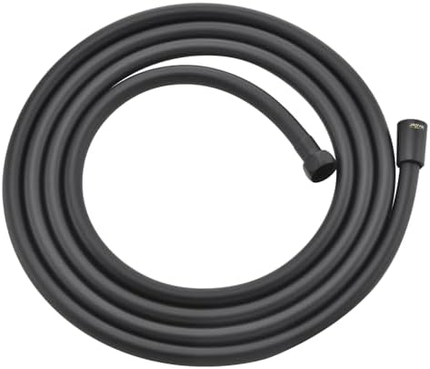 10ft Silicone Rv Shower Head Hose Extra Long Black by JASYA