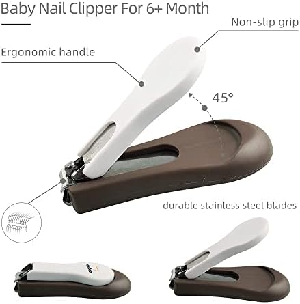 Baby Nail Clippers Set with Cute Case, Infant Fingernail and Toenail File Kit for Newborn Manicure and Pedicure, New Mom Grooming Gift - Image 3
