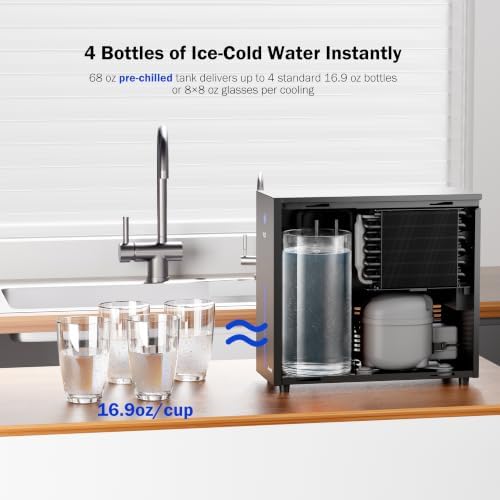 Frizzlife Under Sink Water Chiller Cooling System with Filter, CW5000+MS99 - Image 6