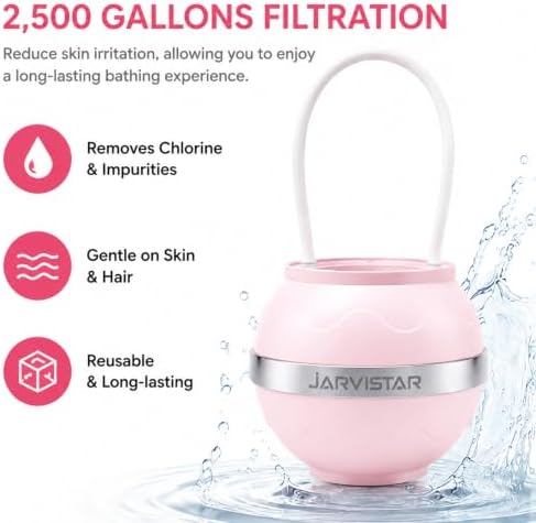 JARVISTAR Bath Filter for Tub Faucet, Reusable Hanging Design, Pink - Image 5