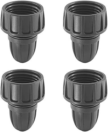 4Pcs 3/8" and 3/4" Drip Irrigation Hose Connectors by Moicstiy