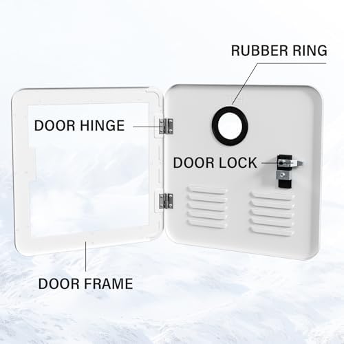 18 x 18 Inches RV Water Heater Door,RV Water Heater Replacement Cover Panel - Image 4