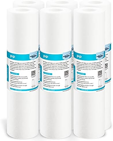 Membrane Solutions 10 Micron 10"x2.5" Polypropylene Sediment Water Filter by MembraneSolutions