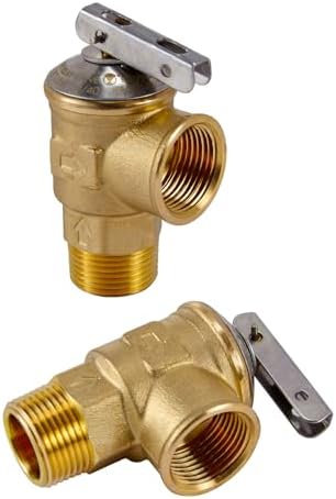 ThermoMate 3/4 Inch IPS Isolator Tankless Water Heater Service Valve Kit, with Pressure Relief Valve, Clean Brass - Image 4