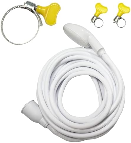 5m/16.4ft Portable Sink Spray Rubber Hose Shampoo Sprayer Handheld Faucet Shower for Pets Sink Hose Faucet Sprayer, Bathing Baby, Washing Hair, Rinsing Vegetables by Dogxiong