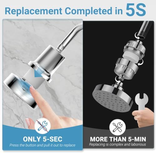 Filtered Shower Head, Shower Head with Filters for Healthy Hair & Skin - Image 5