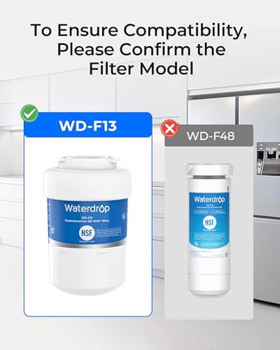 Waterdrop WD-F13 Replacement for GE® MWF® Refrigerator Water Filter, 2 Pack - Image 2