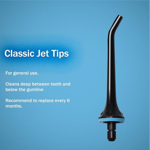 3 Pack Water Flosser Replacement Tips for Oralfree, Nicwell, Nicefeel, COSLUS, Oral Irrigator Jet Tip Nozzel fits for Mospro, Zerhunt Water Flosser, Black - Image 5
